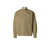 Langarmhemd ANOTHER COTTON LAB "Another Cotton Lab Everyday Denim Shirt", Herren, Gr. S, US-Größen, chocolate, 100% Baumwolle, unifarben, normal, Hemden (16028801-S) chocolate