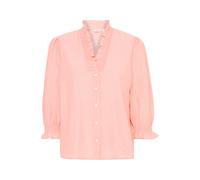 Langarmhemd B.YOUNG "Langarm - Hemd BYISTRIBE", Damen, Gr. 40, N-Gr, pink (shell pink mix), Obermaterial: 50% Baumwolle CO. 50% Polyester PES., Hemden (58756426-40) shell pink mix