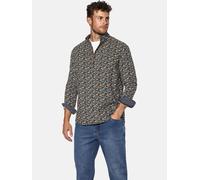 Langarmhemd BABISTA "Cordhemd LORIVAN", Herren, Gr. L, weit, blau (dunkelblau gemustert), Obermaterial: 100% Baumwolle CO., Hemden (24356312-L) dunkelblau gemustert