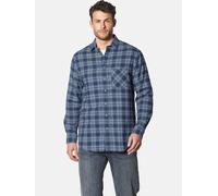 BABISTA Herren Flanellhemd Floreverti blau L - 41/42