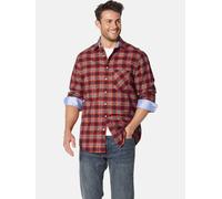 BABISTA Herren Flanellhemd Floreverti rot M - 39/40