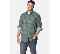 Langarmhemd BABISTA "Flanellhemd FLOREVERTI", Herren, Gr. XXL, weit, grün (grün kariert), Obermaterial: 100% Baumwolle CO., Hemden, aus weichem Flanell (66500601-XXL) grün kariert