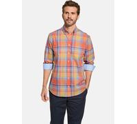 Langarmhemd BABISTA "Hemd DORENZA", Herren, Gr. XXL, orange (orange kariert), Obermaterial: 100% Baumwolle CO., Hemden (51277833-XXL) orange kariert