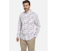 Langarmhemd BABISTA "Hemd MARLITOTE", Herren, Gr. XXL, weit, weiß (weiß gemustert), Obermaterial: 100% Baumwolle CO., Hemden (22117948-XXL) weiß gemustert