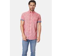 Langarmhemd BABISTA "Kurzarmhemd MILANZETTI", Herren, Gr. XXL, weit, rot (rot gemustert), Obermaterial: 100% Baumwolle CO., Hemden (58255225-XXL) rot gemustert