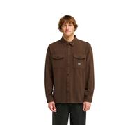 Langarmhemd BILLABONG "Since 73 Del Mar Flannel", Herren, Gr. M, braun (schwarz cedar), Obermaterial: 100% Baumwolle., Hemden (83691915-M) schwarz cedar