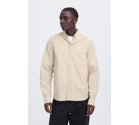 Langarmhemd BLEND "BHAdas", Herren, Gr. XXL, US-Größen, cornstalk, Web, 65% Baumwolle, 35% Polyester, gestreift, Basic, Basic normal, ohne Ausschnitt, mit Knopf, Hemden, Stilvolles Hemd mit Button-Dow