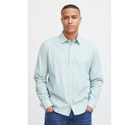 Langarmhemd BLEND "BHBoxwell", Herren, Gr. XXL, US-Größen, blau (celestial blau), Web, 97% Baumwolle, 3% Elasthan, unifarben, regular fit, 2-Knopf-Manschette, Hemden, Klassisches Langarmhemd (82207304