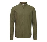 Langarmhemd BLEND "BHBurley shirt" Gr. L, N-Gr, grün (winter moss) Herren Hemden (67277316-L) winter moss