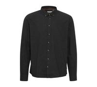 Langarmhemd BLEND "BHBurley shirt" Gr. XXL, N-Gr, schwarz (black) Herren Hemden (77093343-XXL) black