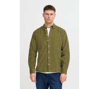 Langarmhemd BLEND "BHShirt", Herren, Gr. L, US-Größen, grün (capulet olive), Web, 100% Baumwolle, unifarben, regular fit, ohne Ausschnitt, eingefasste Kante, Hemden, Lässiges Langarmhemd (23366112-L) 