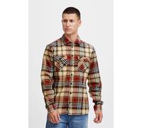 Langarmhemd BLEND "BHShirt", Herren, Gr. XL, US-Größen, schwarz, Web, 100% Baumwolle, kariert, slim fit, 2-Knopf-Manschette, Hemden, Stilvolles Langarmhemd (56625750-XL) schwarz