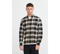 Langarmhemd BLEND "BHShirt", Herren, Gr. XXL, US-Größen, forest night, Web, 100% Baumwolle, kariert, regular fit, ohne Ausschnitt, 2-Knopf-Manschette, Hemden, Lässiges kariertes Langarmhemd (89944508-
