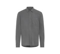 Langarmhemd BLEND "Langarmhemd BHAlo", Herren, Gr. 3XL, N-Gr, silber (iron gate), Obermaterial: 96% Baumwolle CO. 4% Elasthan EL., Hemden (93896840-3X) iron gate