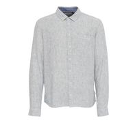 BLEND Langarmhemd Herren Regular Fit blau, M