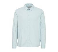 Langarmhemd BLEND "BHBoxwell", Herren, Gr. M, US-Größen, celestial blau, Web, 97% Baumwolle, 3% Elasthan, unifarben, regular fit, 2-Knopf-Manschette, Hemden, Klassisches Langarmhemd (82207304-M) celes