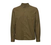 Langarmhemd BLEND "BHBugley", Herren, Gr. 3XL, US-Größen, forest night, Web, 100% Baumwolle, unifarben, regular fit normal, ohne Ausschnitt, eingesetzt, Hemden, Stilvolles Hemd mit langen Ärmeln (9279