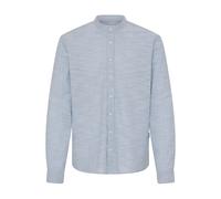 Langarmhemd BLEND "Langarmhemd BHDaris", Herren, Gr. L, N-Gr, blau (faded denim), Obermaterial: 100% Baumwolle CO., Hemden (95617552-L) faded denim