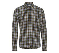 Langarmhemd BLEND "Langarmhemd BHHemd", Herren, Gr. XXL, N-Gr, grün (rosin), Obermaterial: 100% Baumwolle CO., Hemden (21342542-XXL) rosin