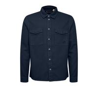 Langarmhemd BLEND "Langarmhemd BHOvershirt", Herren, Gr. XXL, N-Gr, blau (marineblaus), Obermaterial: 100% Baumwolle CO., Hemden (67340230-XXL) marineblaus