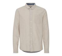 BLEND Langarmhemd Herren Regular Fit Baumwolle beige, M