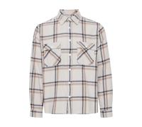 Langarmhemd BLEND "BHShirt", Herren, Gr. XXL, US-Größen, pumice stone, Web, 100% Baumwolle, gemustert, oversize normal, ohne Ausschnitt, eng, Hemden, Stilvolles Hemd mit langen Ärmeln (89966061-XXL) p