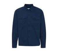 Langarmhemd BLEND "Langarmhemd BHShirt", Herren, Gr. XXL, N-Gr, blau (marineblaus), Obermaterial: 100% Baumwolle CO., Hemden (42223432-XXL) marineblaus