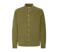 Langarmhemd BLEND "BHShirt", Herren, Gr. XXL, US-Größen, capulet olive, Web, 100% Baumwolle, unifarben, regular fit, ohne Ausschnitt, eingefasste Kante, Hemden, Lässiges Langarmhemd (23366112-XXL) cap