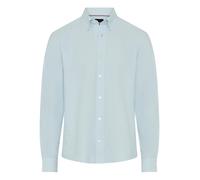 Langarmhemd BOSS, Herren, Gr. XXL, N-Gr, open blau499, Web, Obermaterial: 100% Baumwolle, unifarben, regular fit normal, Rundhals, Manschette, Hemden, Button-down-Kragen, Regular Fit, reine Baumwolle 