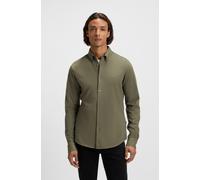 BOSS Slim-Fit Hemd aus Baumwoll-Jersey - Style Myjersey_M, 50543089 Hellgrün XXL