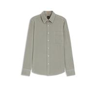 Langarmhemd BOSS ORANGE "Relegant", Herren, Gr. 3XL, N-Gr, open grün351, Cord, Obermaterial: 100% Baumwolle, unifarben, regular fit, Manschette, Hemden, aus Cord, reuglar fit, Kentkragen (47901614-XXX