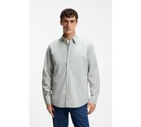 Boss Relegant 6 10260284 Langarmhemd M Silver