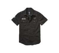 Langarmhemd BRANDIT "Brandit Herren Luis Vintage Shirt Short Sleeve", Herren, Gr. XXL, US-Größen, schwarz, 100% Baumwolle, normal, Hemden (99838863-XXL) schwarz