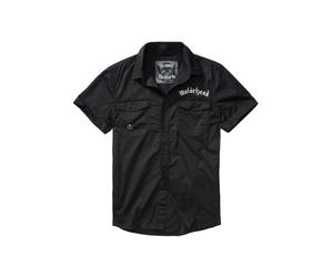 Langarmhemd BRANDIT "Brandit Herren Motörhead Shirt", Herren, Gr. S, US-Größen, schwarz, 100% Baumwolle, unifarben, normal, ohne Ausschnitt, Hemden (28274704-S) schwarz