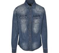 Brandit Langarmhemd Riley Denim – Herren – Denim Blue – Gr. S