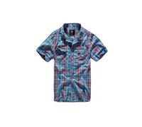 Brandit Roadstar, Hemd kurzarm 4XL Rot/Blau