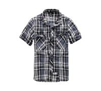 Langarmhemd BRANDIT "Brandit Herren Roadstar Shirt", Herren, Gr. M, US-Größen, schwarz, charcoal, 100% Baumwolle, unifarben, normal, Hemden (73950221-M) schwarz, charcoal