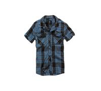 Langarmhemd BRANDIT "Brandit Herren Roadstar Shirt", Herren, Gr. XL, US-Größen, indigo checked, 100% Baumwolle, unifarben, normal, Hemden (94093962-XL) indigo checked