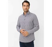 Langarmhemd BRAX "Style HAROLD", Herren, Gr. 3XL, Normalgrößen, dunkelrot, Web, 97% Baumwolle, 3% Elasthan, Hemden (47629832-XXXL) dunkelrot