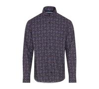 Brax Langarmhemd Style HAROLD Herren 100% Baumwolle Web Dunkelblau Gr. XL