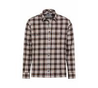 Langarmhemd BRAX "Style KAY", Herren, Gr. S, Normalgrößen, braun, Web, 100% Baumwolle, Hemden (64099506-S) braun