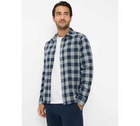 Langarmhemd BRAX "Style KAY", Herren, Gr. XL, Normalgrößen, blau (navy), Web, 100% Baumwolle, Hemden (81926560-XL) navy