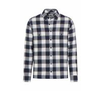 Langarmhemd BRAX "Style KAY", Herren, Gr. XL, Normalgrößen, navy, Web, 100% Baumwolle, Hemden (91381224-XL) navy