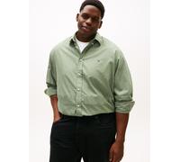 Langarmhemd "BT - CORE HAIRLINE POPLIN", Herren, Gr. 3XL, N-Gr, mountain pine, stripe, Web, Obermaterial: 100% Baumwolle, TOMMY HILFIGER BIG & TALL, gestreift, regular fit, Manschette, Hemden, Große G