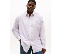Langarmhemd "BT - CORE TATTRSALL POP", Herren, Gr. 5XL, N-Gr, medium rot, check, Web, Obermaterial: 100% Baumwolle, TOMMY HILFIGER BIG & TALL, regular fit normal, Manschette, Hemden Langarmhemd, Große