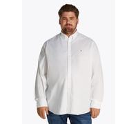Tommy Hilfiger Herren Hemd Flex Poplin Solid Regular Fit, Weiß (White), 4XL
