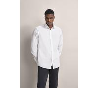 Langarmhemd BUGATTI "Kent-Kragen", Herren, Gr. XXL, Normalgrößen, weiß, 100% Baumwolle, normal, eckige 2-Knopf-Manschette, Hemden, aus reiner Baumwolle (69932827-XXL) weiß