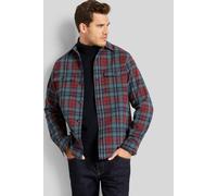 Langarmhemd BUGATTI "Overshirt", Damen, Gr. 3XL, Normalgrößen, grün (flaschengrün), 100% Baumwolle, kariert, regular fit, 1-Knopf-Manschette, Hemden Langarmhemd, mit Karomuster (63782434-XXXL)