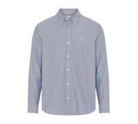 Langarmhemd CALVIN KLEIN JEANS, Herren, Gr. XXL, N-Gr, schwarz sapphire, Web, Obermaterial: 98% Baumwolle, 2% Elasthan, klassisch normal, Rundhals, 1-Knopf-Manschette mit Schlitz, Hemden, Button-Down-