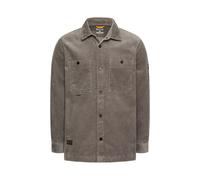 camel active Overshirt Herren Regular Fit Langarm Cord grau, L